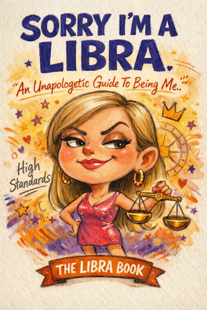 Sorry I'm a Libra — funny satirical Libra zodiac gift book cover